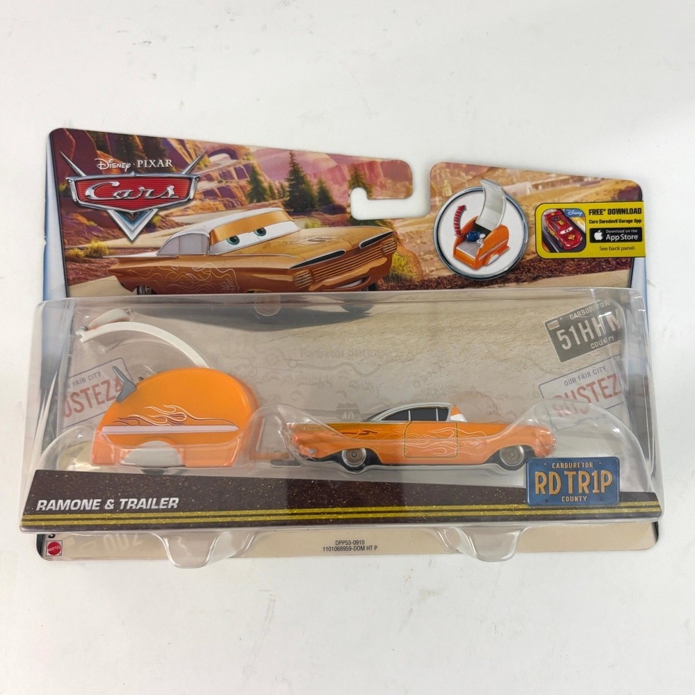 Disney Pixar Cars Ramone & Trailer Road Trip DPP53 Mattel Diecast Sealed